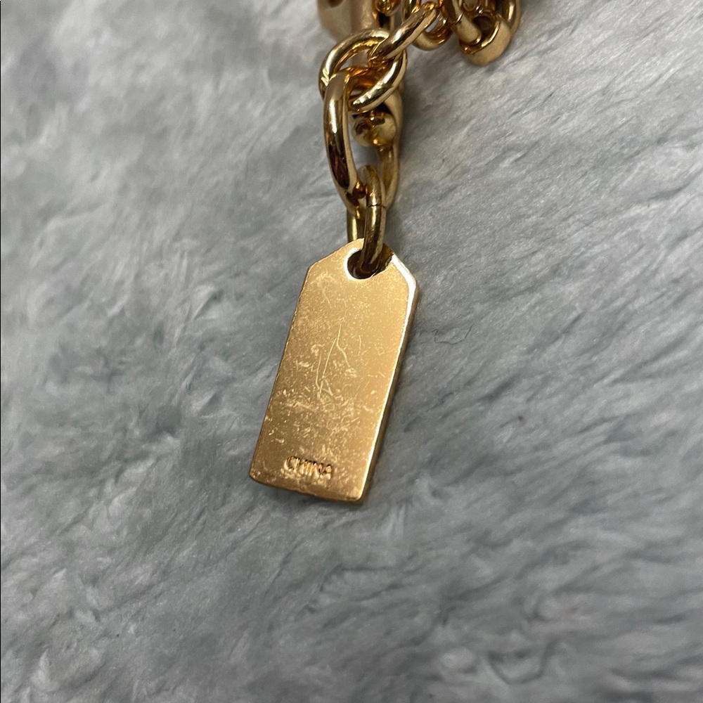 Vintage Coach ‘Peace & Love’ Charm Bracelet - Picture 4 of 13